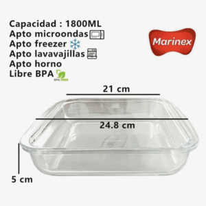 Fuente cuadrada 1.8L (CD6222)